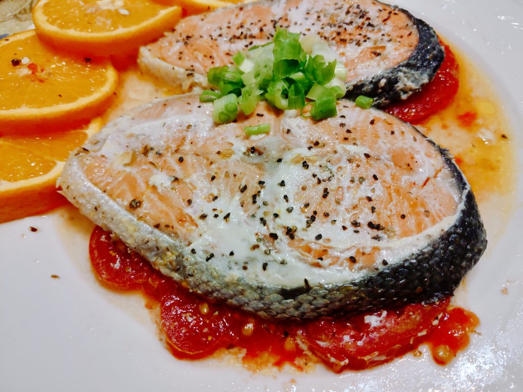 橙汁烤鮭魚食譜